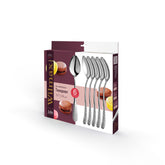 Wilmax Kaffee- und Teelöffel 14 cm Edelstahl, Set mit 6 Stück – WL-999203/6C